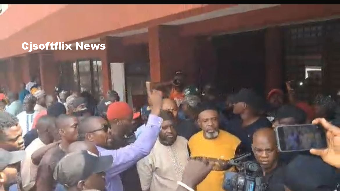 Protest rocks PDP national secretariat as Wike-led faction takes over