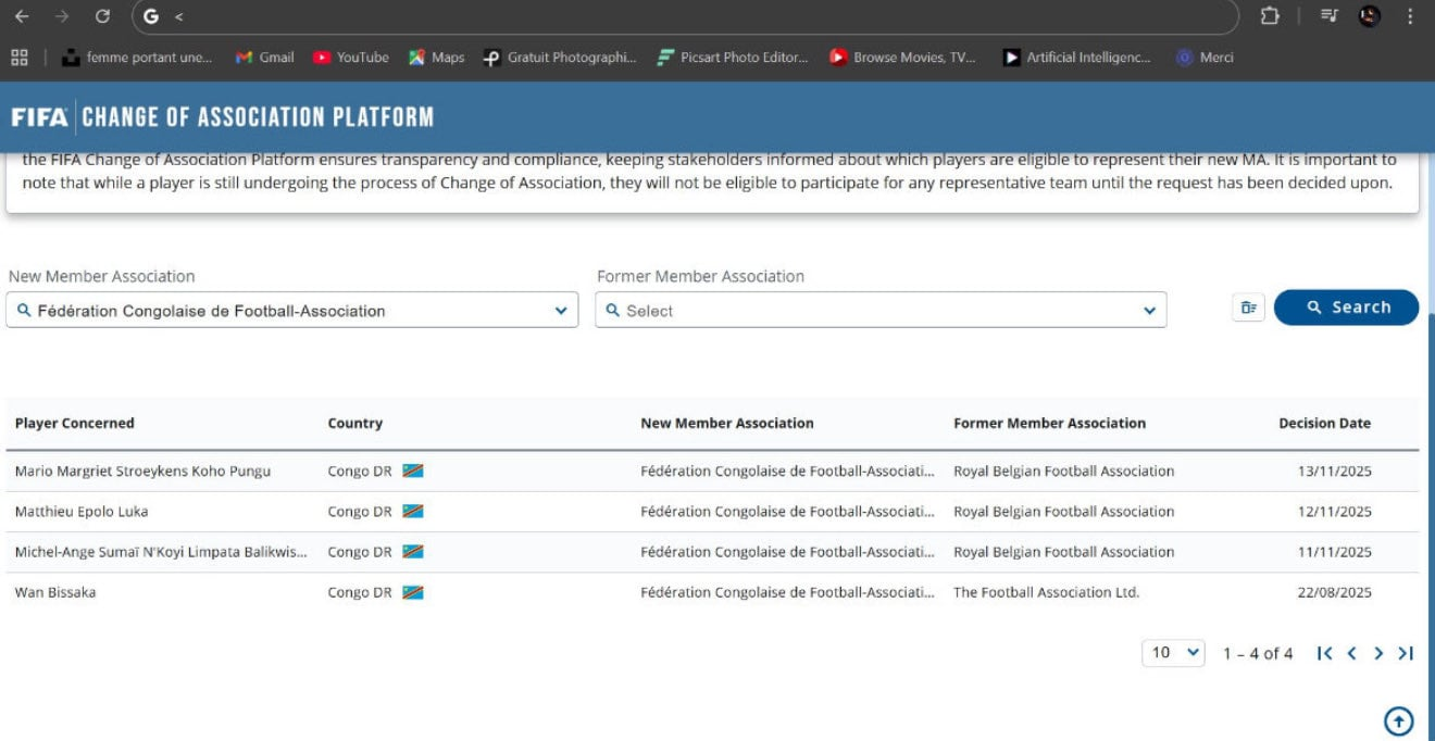DR Congo share players’ eligibility status, warn Nigeria against ‘backdoor W’Cup qualification’